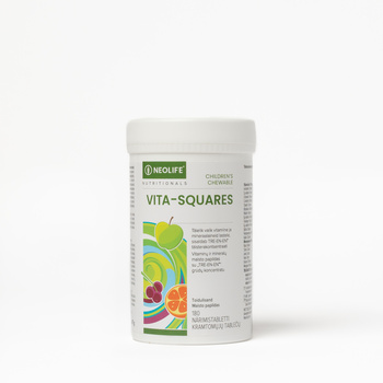 Vita-Squares, laste toidulisand, näritavad tabletid